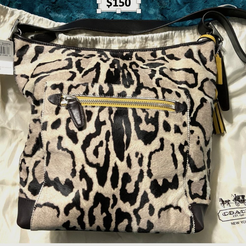 Coach Limited Edition Ocelot Calf-Hair